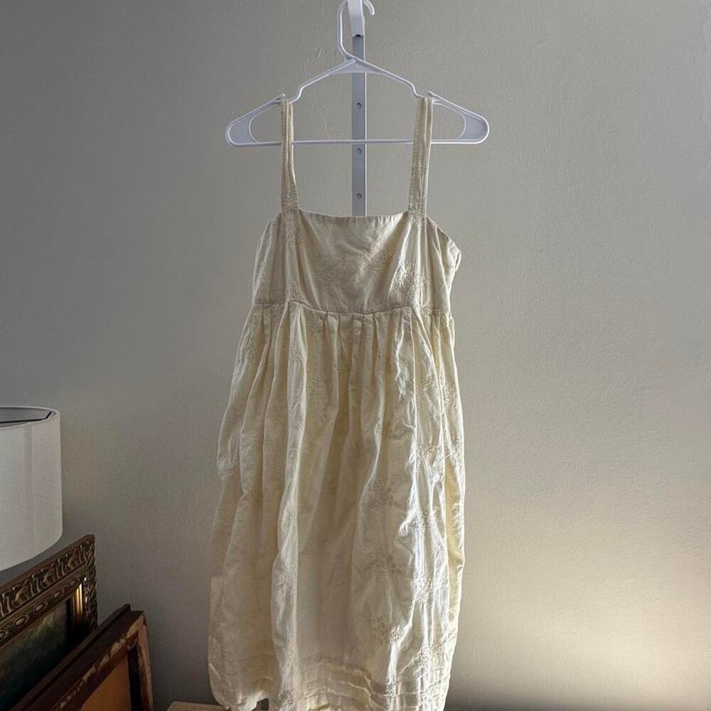 Vintage gap cream babydoll dress